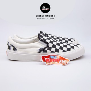 Giày Van Caro 🏆HOT TREND🏆 Giầy Thể Thao kẻ đen trắng/ Sneaker Nam Nữ Đủ Size : 36-43 /Giày slip on