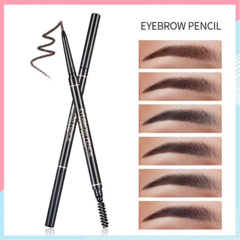Chì Kẻ Mày 2 Đầu Chì Và Cọ Chải Siêu Mảnh 1.5mm
