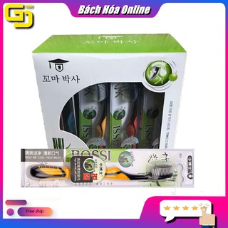 Combo 30 bàn chải bossi than tre hoạt tính Hàn Quốc giá tốt