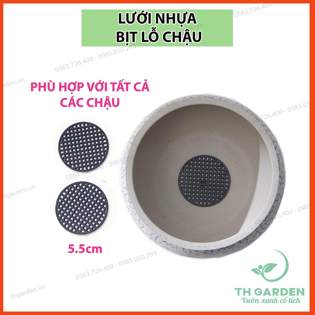 Tấm Nhựa Bịt Lỗ Lỗ Thoát Nước Chậu Cây