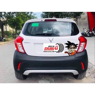 Tem Dán Xe Songoku Siêu Rẻ Đẹp Chất Mới Nhất