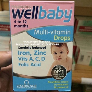 Wellbaby Multi Vitamin Drop 30ml - Anh