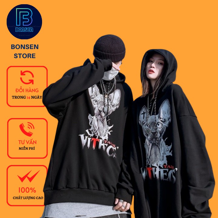 ⚡ SẢN PHẨM HOT ⚡KHUYẾN MÃI CHỈ HÔM NAY, ÁO KHOÁC NỈ IN PHÙ THỦY WITHECS - BONSEN STORE AK 01 | BigBuy360 - bigbuy360.vn