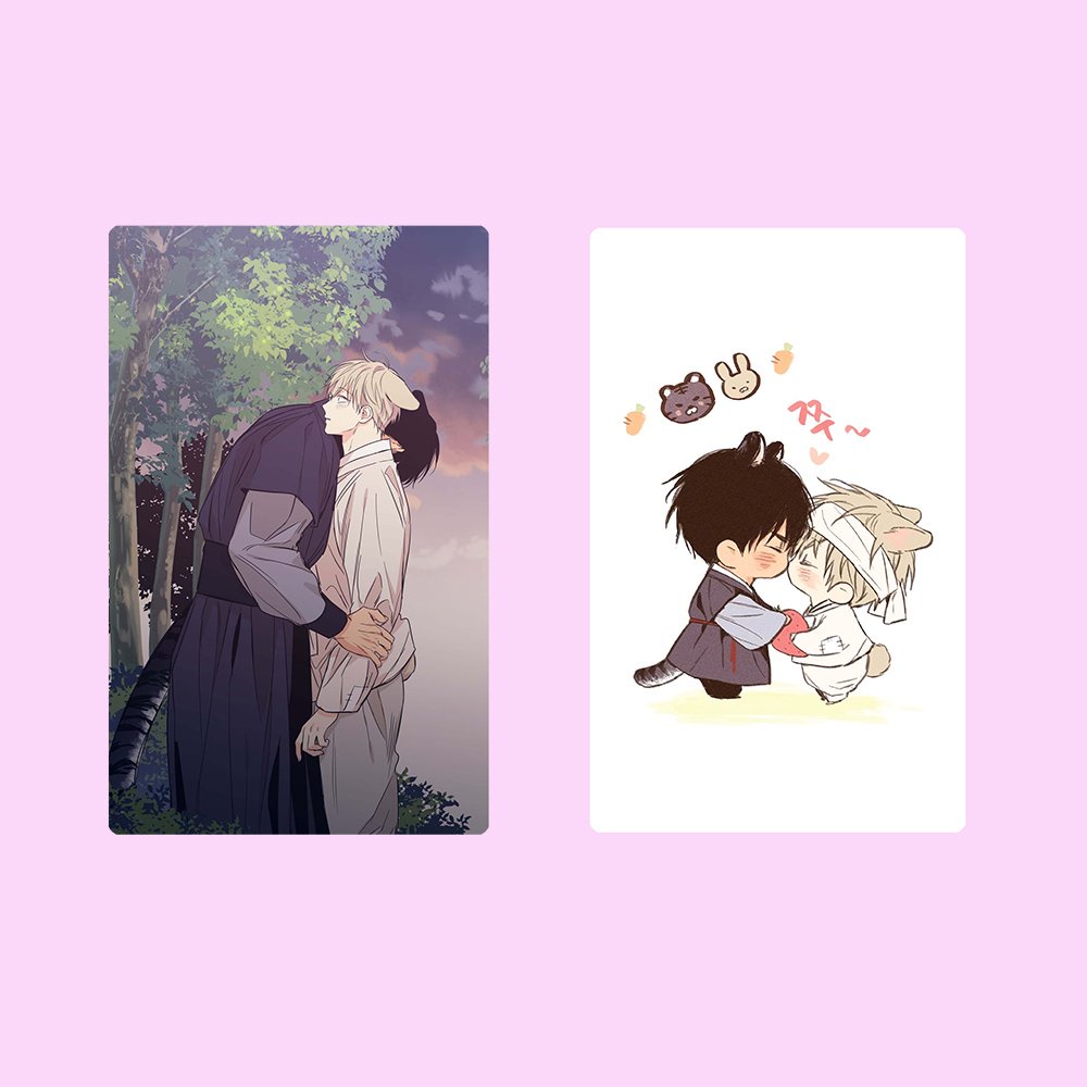 Ảnh card bo góc in hình NO LOVE ZONE Không Chốn Yêu Đương manhwa BL thẻ bo viền 5*8cm anime chibi sưu tầm 1 tấm