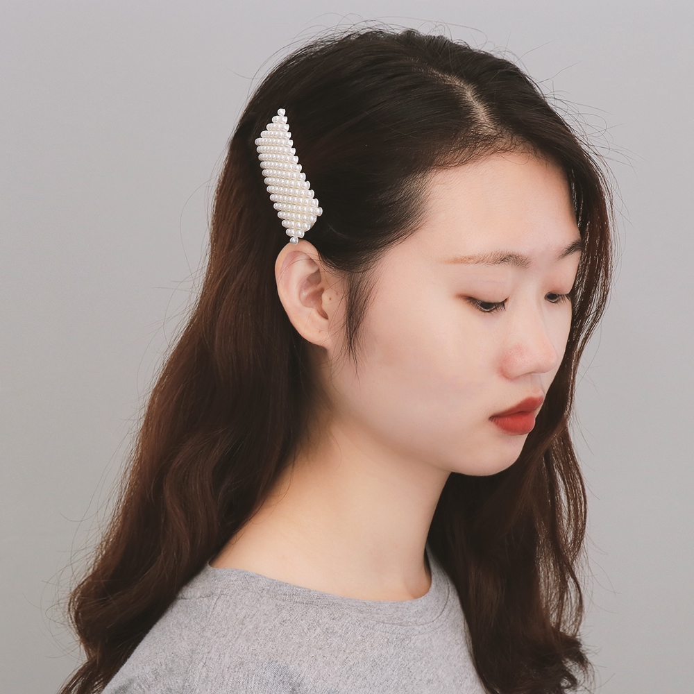 Kẹp tóc nữ đính ngọc thời trang Hàn Quốc xinh xắn