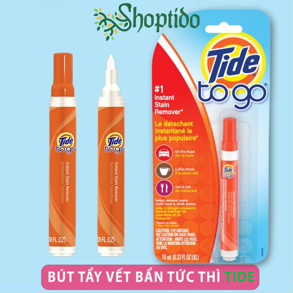 Bút tẩy vết bẩn quần áo Tide To Go 10ml loại bỏ vết bẩn tức thì NPP Shoptido