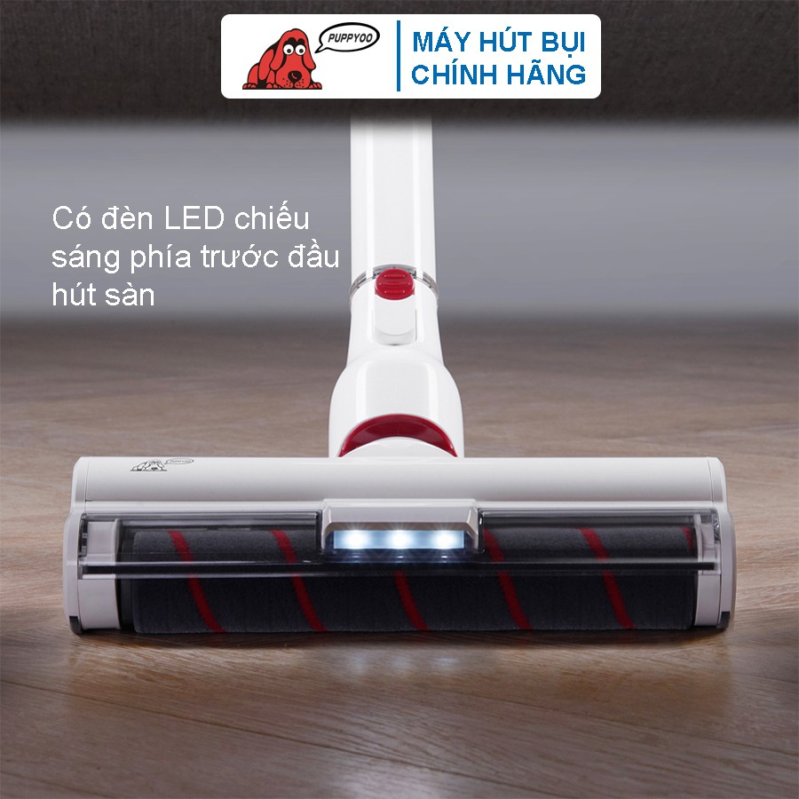 [PUPPYOO] Máy Hút Bụi Cầm Tay Không Dây PUPPYOO T10 Pro Công Suất 250W Lực Hút 17500 Pa Pin 2500mAh Bảo Hành 24 Tháng | BigBuy360 - bigbuy360.vn