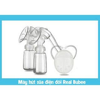 Máy hút sữa điện đôi Real Bubee - Có massa kích sữa ( BẢO HÀNH 1 NĂM )
