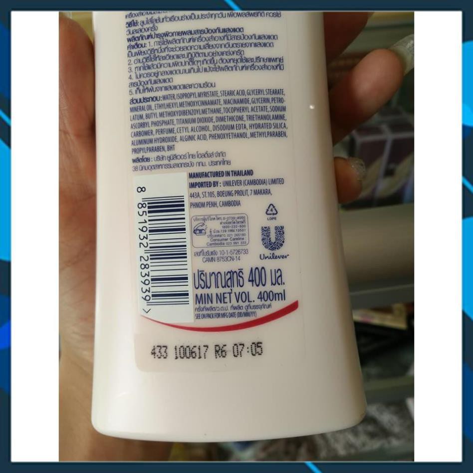 Mỹ Phẩm  Sữa dưỡng thể trắng hồng Vaseline Healthy White Lightening Visible Fairness Lotion MỸ 725ml