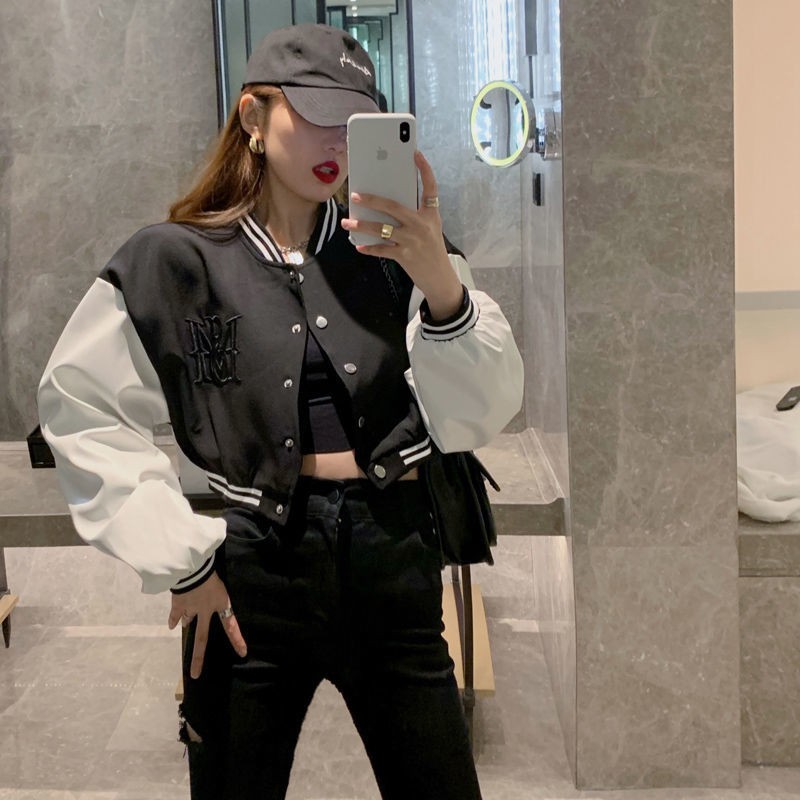 Áo Khoác Bóng Chày Form Rộng Phong Cách Hàn Quốc 2021 Cho Nữ | BigBuy360 - bigbuy360.vn