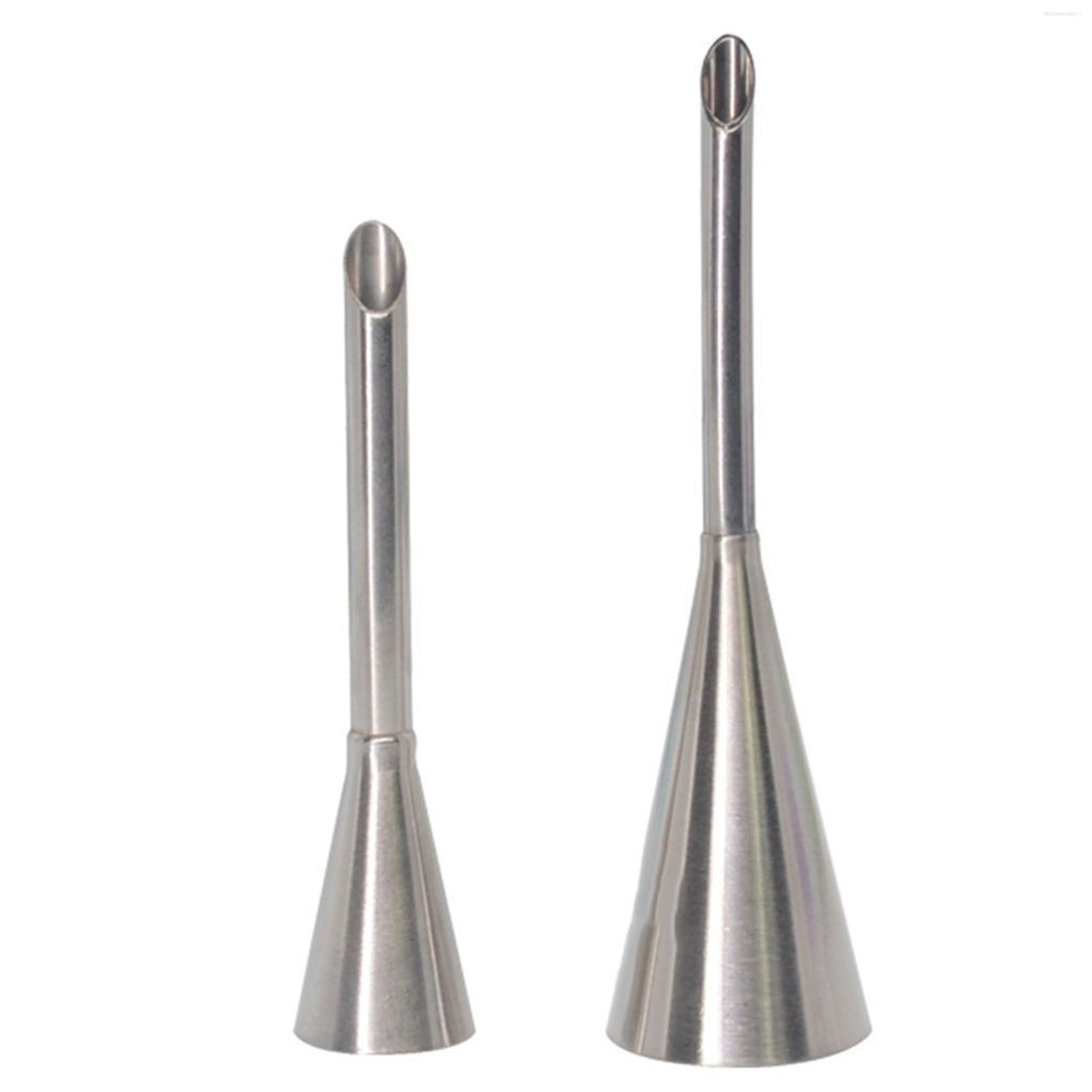 2PCS/Set Puff Cake Tip Pastry Cream Butter Stainless Steel Nozzle Decor Baking Piping Tube DIY Kitchen Home  Kitchentool