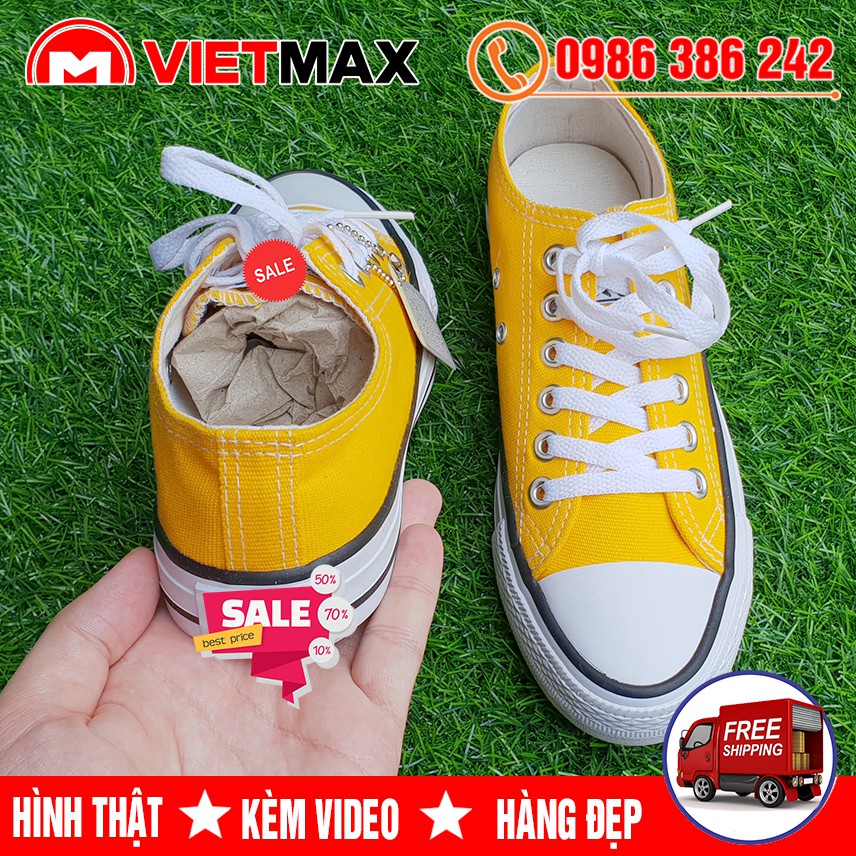 🔥 [HOT] Giày Thể Thao CV Classic Vàng Tươi Hàng Sale