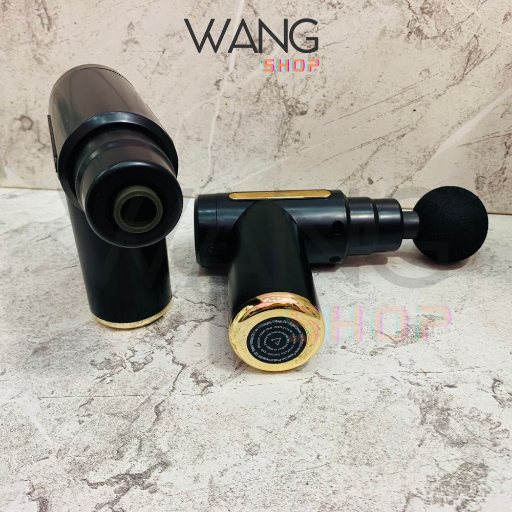 Máy massage cầm tay tích điện 4 đầu 6 chế độ mát xa giảm đau toàn thân