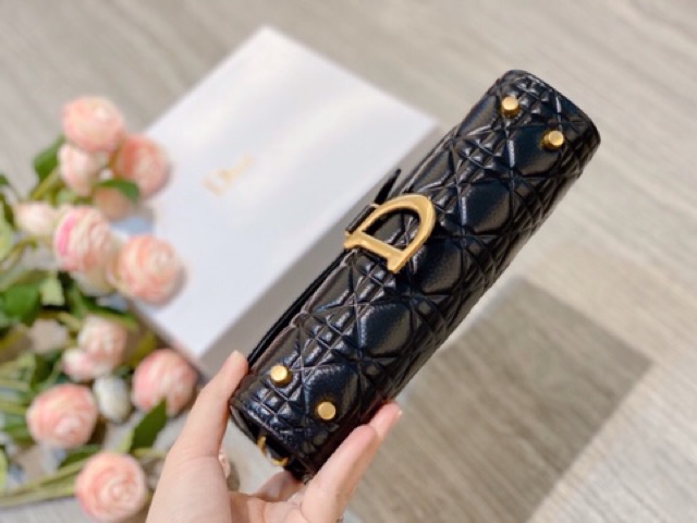 Túi xách nữ đeo chéo O trám khoá vàng hàng cao cấp fullbox có hộp
