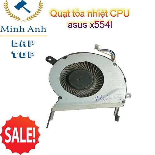 Quạt tản nhiệt CPU Laptop ASUS X554L X555L X555LF X555LI X555LA X555LD X555LJ - x554l