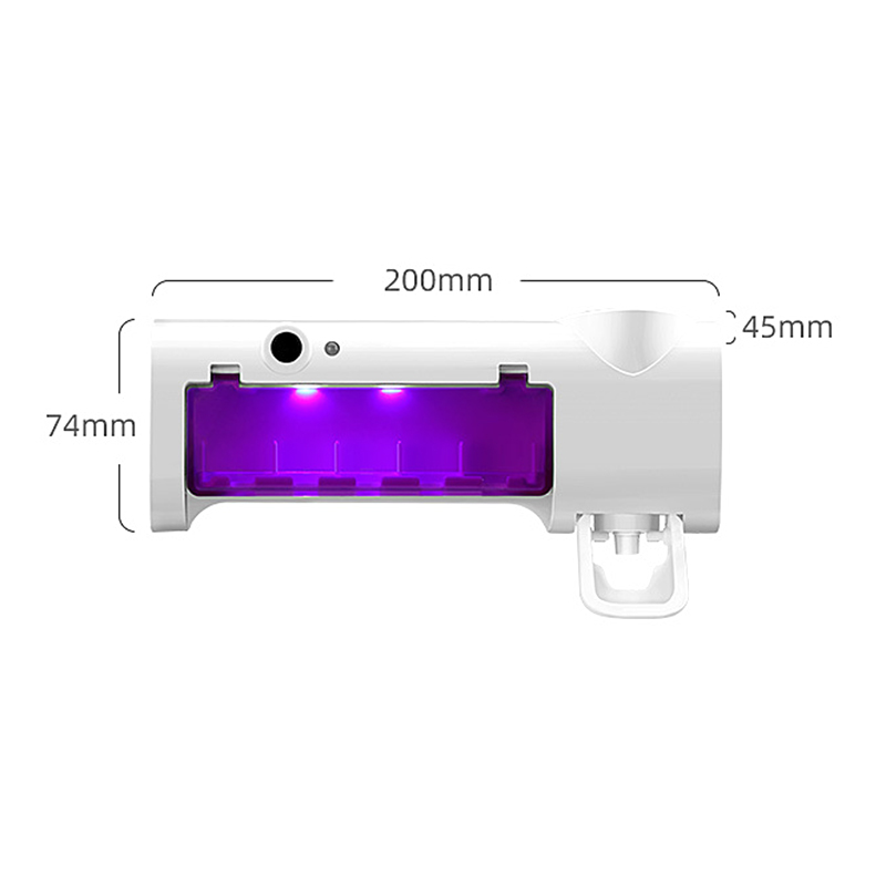 Giá Đỡ Lấy Kem Đánh Răng Tự Động Bằng Tia Uv Không Cần Dùng Điện Cho Phòng Tắm / Phòng Vệ Sinh