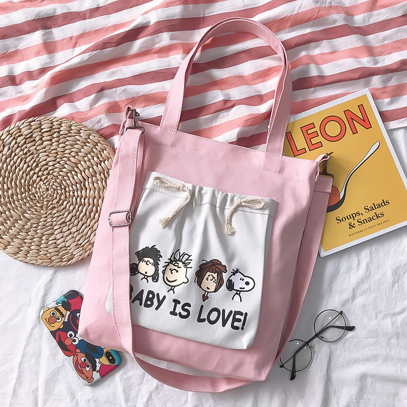 Túi Xách Nữ ,Túi Đeo Chéo tote vải bố đựng đồ canvas đeo chéo