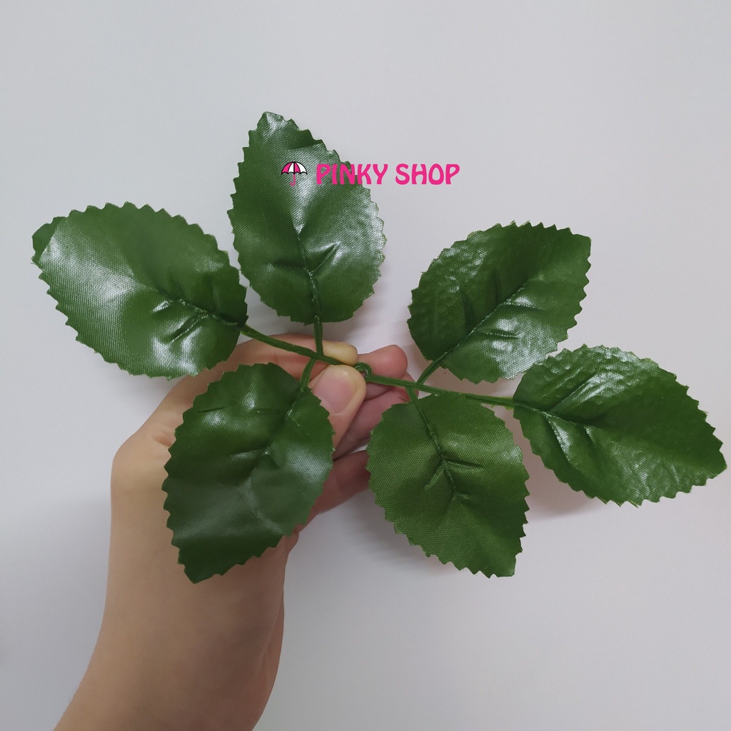 Lá hồng làm hoa ruy băng, phụ kiện trang trí handmade, hoa sáp , vải, dreamcacther Pinky Shop