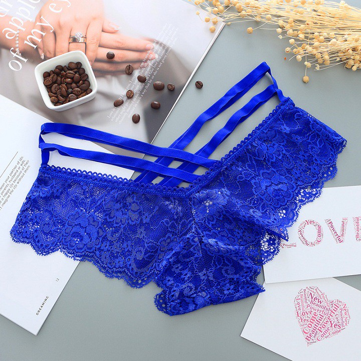 Quần lót nữ ren dây chéo cao cấp - Quần lót nữ Sexy AQ077 | WebRaoVat - webraovat.net.vn