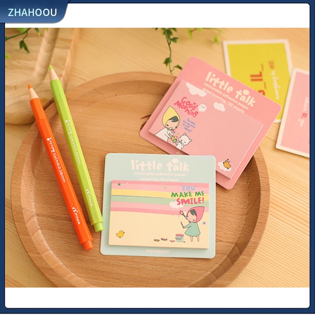 Giấy Ghi Chú Họa Tiết Hoạt Hình Đáng Yêu Sáng Tạo Sổ Tay Ghi Chú Hình Động Vật Hoạt Hình Xinh Xắn Giấy ghi chú dán ghi chú kiểu dáng xinh xắn