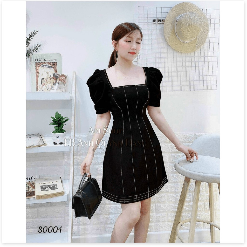ĐẦM FORD XINH XẮN,MÀU ĐEN SANG TRỌNG,CHẤT LIỆU VÃI THOÁNG MÁT LANA FASHION