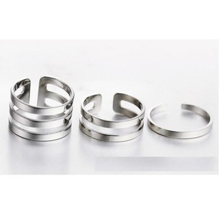 Bộ 3 Chiếc Nhẫn Titan Cá Tính