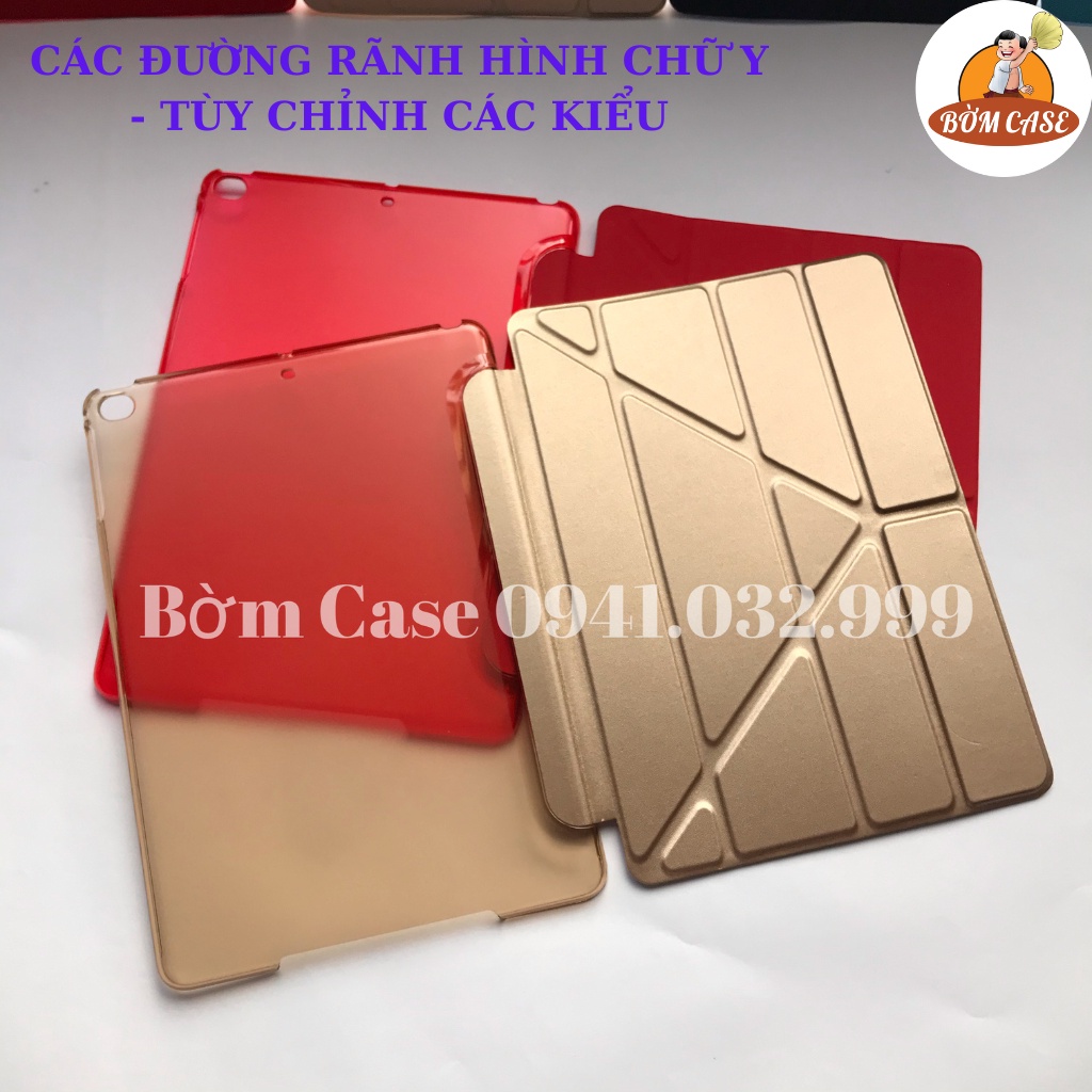 Ốp ipad Gập tam giác chất đẹp nhiều màu ốp ipad Gen 5,6,7,8,9 - Air 1,2,3 - Pro 9.7,10.5...BỜM CASE