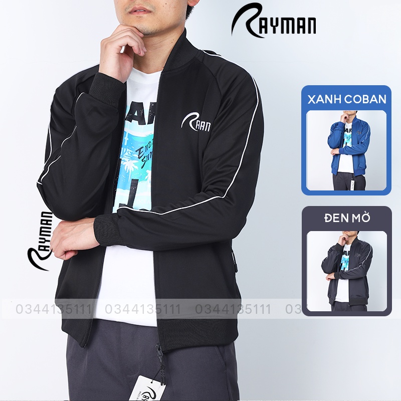 Áo Khoác Nam Thun RAYMAN Áo Khoát Thể Thao Thun Cotton VNXK Dày Co Giãn - AK070