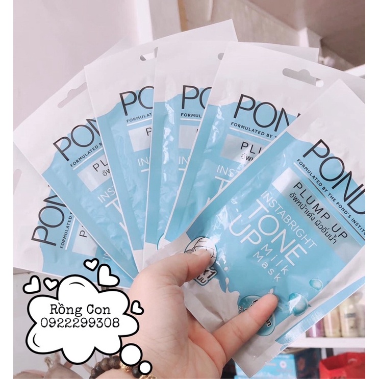 😍😍Mặt Nạ Sữa Dưỡng Trắng Nâng Tông Pond'S White Beauty Plump Up Milk Mask 25G