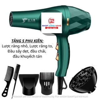 Máy Sấy Tóc Tạo Kiểu KAW Công Suất Lớn 2200W 2 Chiều Nóng Lạnh Mẫu Mới 2022 - Hàng Nội Địa Trung - LỖI 1 ĐỔI 1