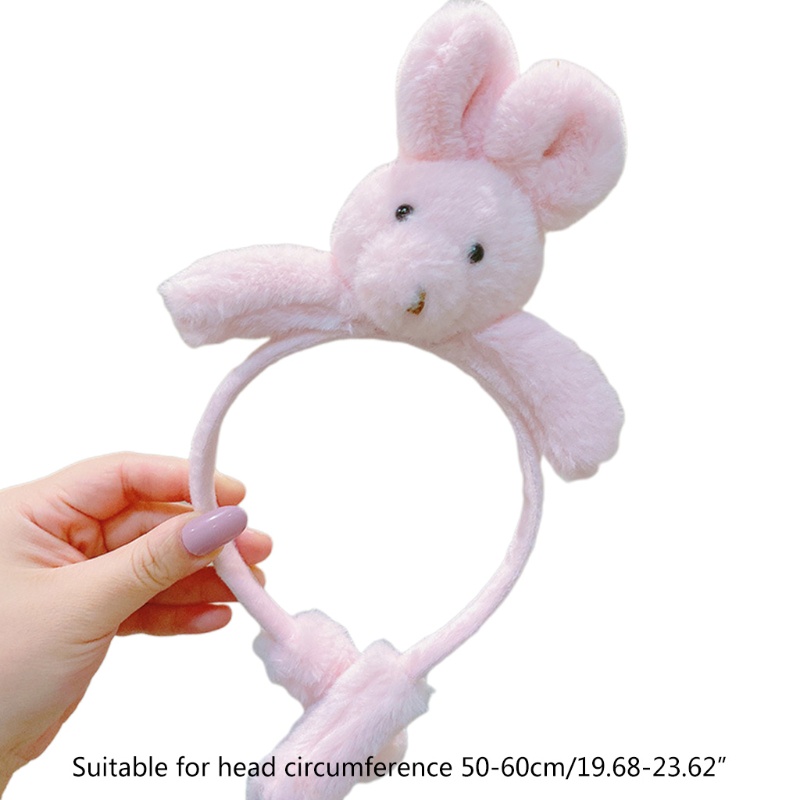 Flgo Băng Đô Cài Tóc Hình Gấu Bông Nhiều Màu Dễ Thương Trang Trí Giáng Sinh / Halloween