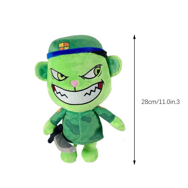 Búp Bê Nhồi Bông Hình Nhân Vật Hoạt Hình Happy Tree Friends Đáng Yêu 28cm/11.0in