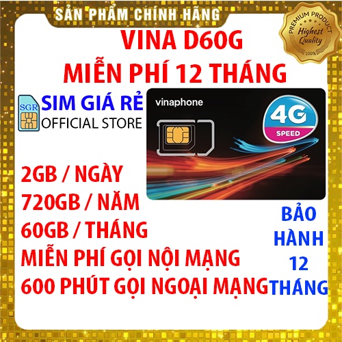 SIM 4G 1 NĂM VINAPHONE VD149, U1500, FCLUB, VD89, FHAPPY - 4G VINA TRỌN GÓI KHÔNG NẠP TIỀN XÀI THẢ GA - SIM GIÁ RẺ