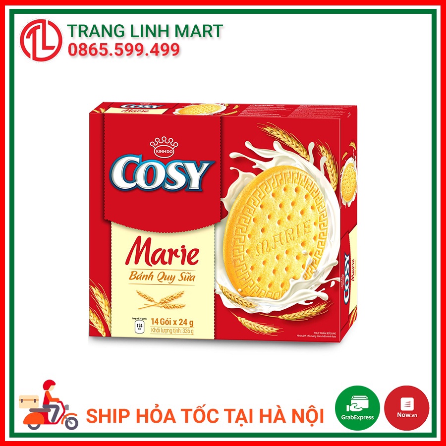 Bánh quy sữa Cosy Marie hộp 48g, hộp 336g