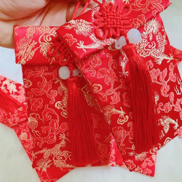 Combo 5 Bao lì xì gấm thêu bao giá rẻ hcm