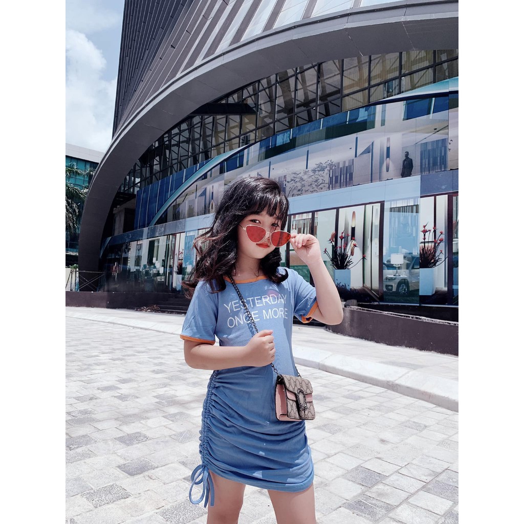 Váy body dây rút cho bé gái