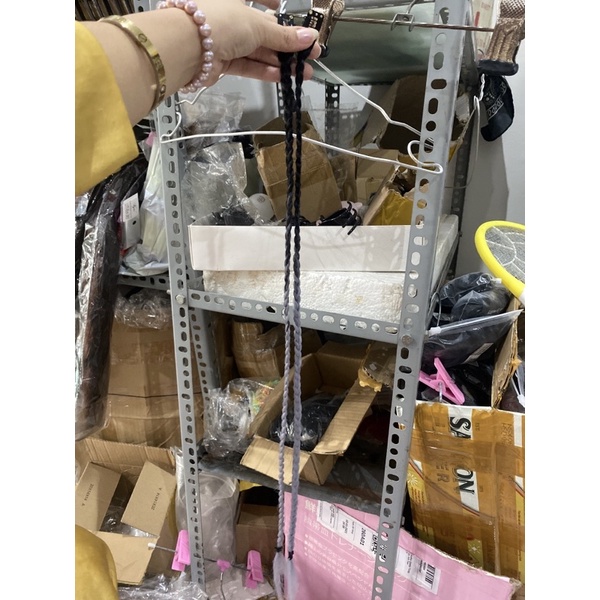 Tóc kẹp light tóc giả tết bính rít sẵn to ❤️free ship 50k ❤️ giá 1 cái