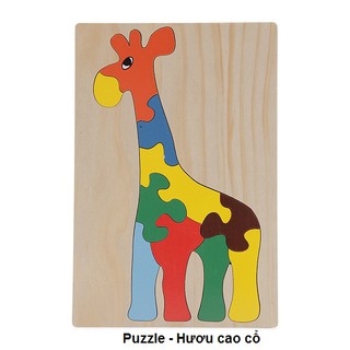 Tranh ghép thú các loại - Puzzle 16x24cm - phần 3