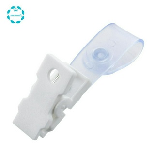 Set 20 kẹp nhựa trong suốt gắn thẻ bảng tên