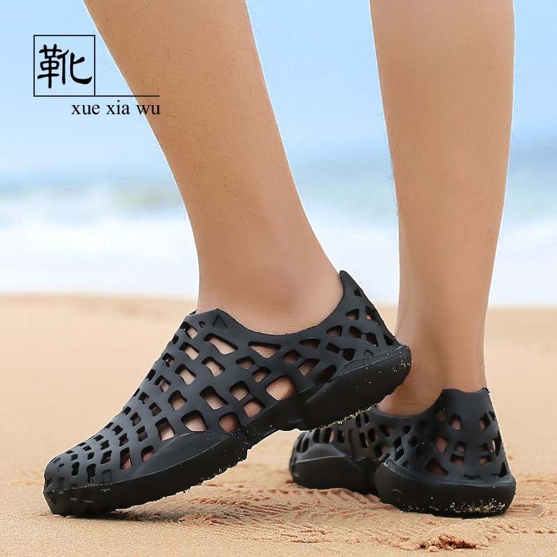 Giày Crocs Đi Biển Chống Trượt Thoáng Khí Thời Trang Cho Nữ