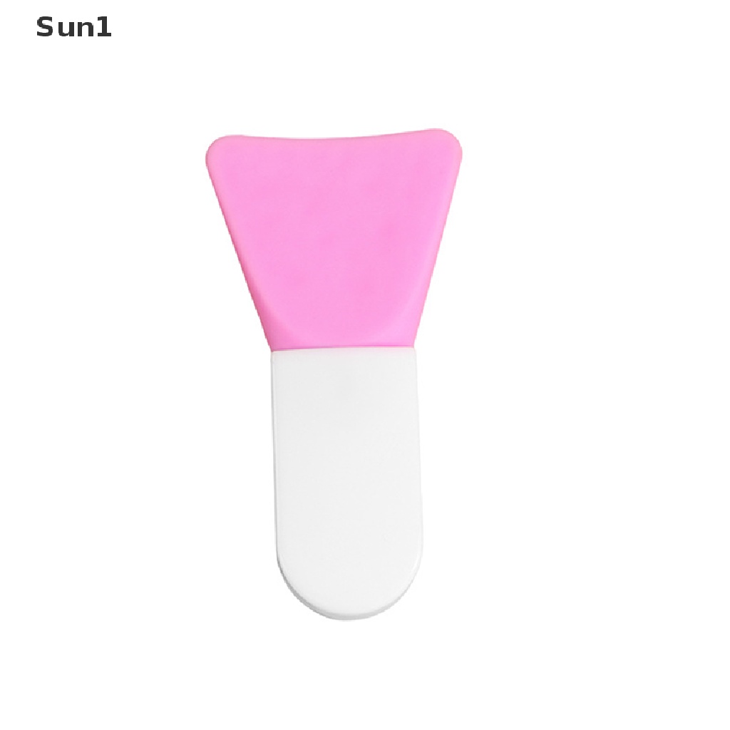 Cọ Trang Điểm Silicone Tay Cầm Ngắn Mini Tiện Dụng