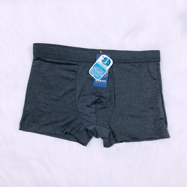 1 Chiếc Quần Lót Đùi 3D Boxer Nam Thun Lạnh Co Giãn 4 Chiều