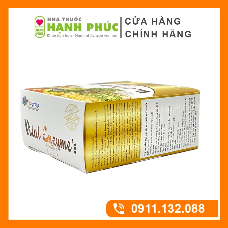 COMBO 3 Hộp Vital Enzyme Chính Hãng Cho Cả Gia Đình (30 gói/hộp)