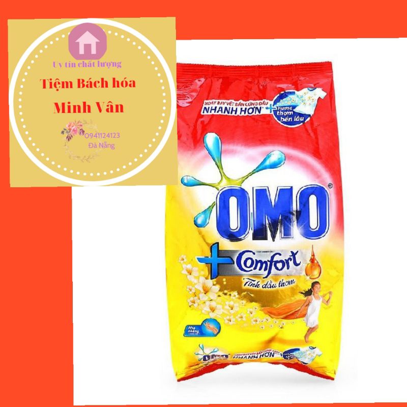 Bột giặt ô mô 350g + Comfort tinh dầu thơm