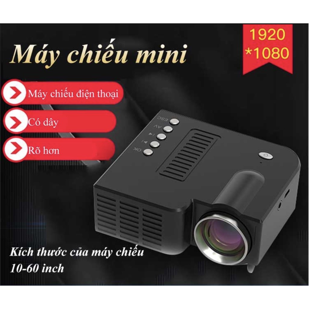 Máy chiếu mini bỏ túi công nghệ LED tiên tiến cao cấp