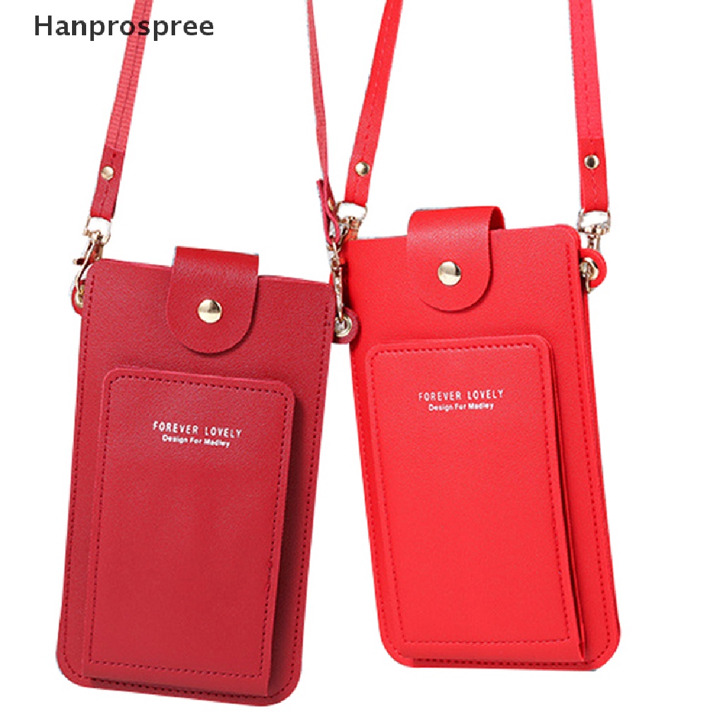 Hanprospree > Túi Xách Đeo Vai Đựng Điện Thoại Sức Chứa Lớn Có Thể Chạm Màn Hình Cảm Ứng Cho