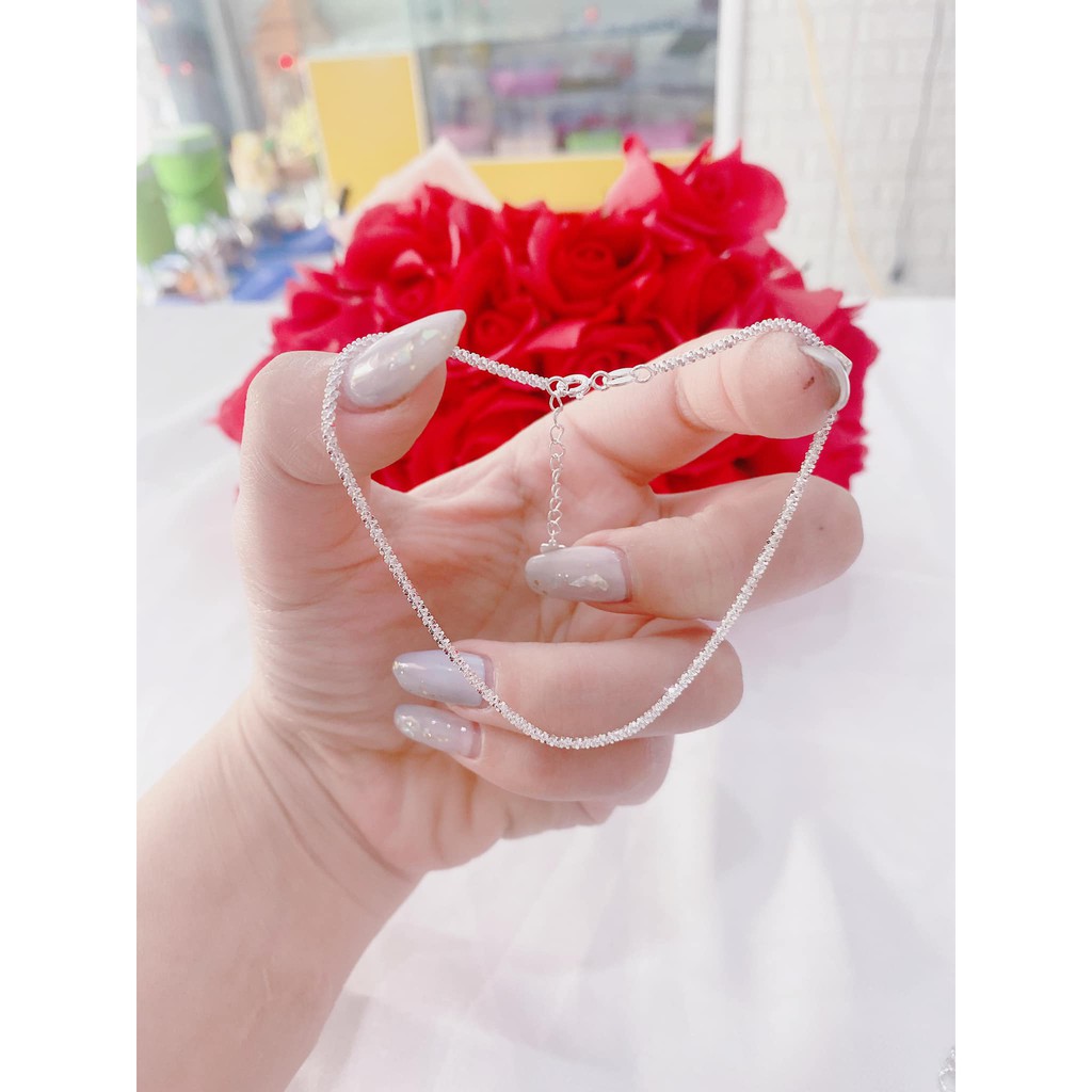 free ship lắc tay xù cho nữ bạc ta hàng mới về ship