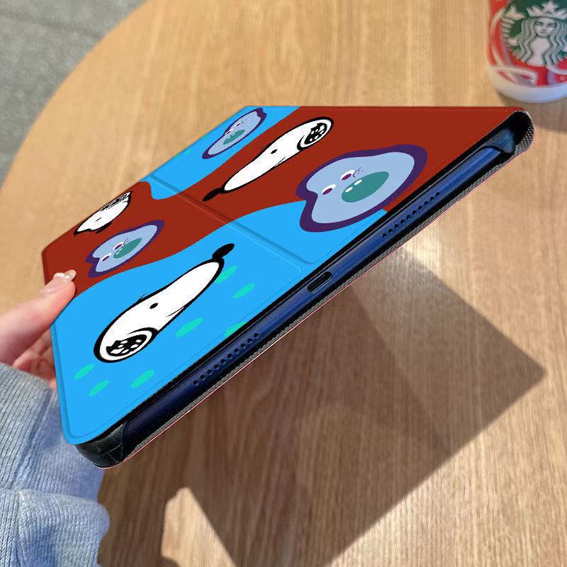 Ốp Máy Tính Bảng Họa Tiết Hoạt Hình for Snoopy Và Charlie Cho apple ipad air ipad mini 123456 Dễ Thương Bao Da Máy Tính Bảng Họa Tiết Đáng Yêu Cho ipad 10.2inch 9.7inch 11inch Ốp