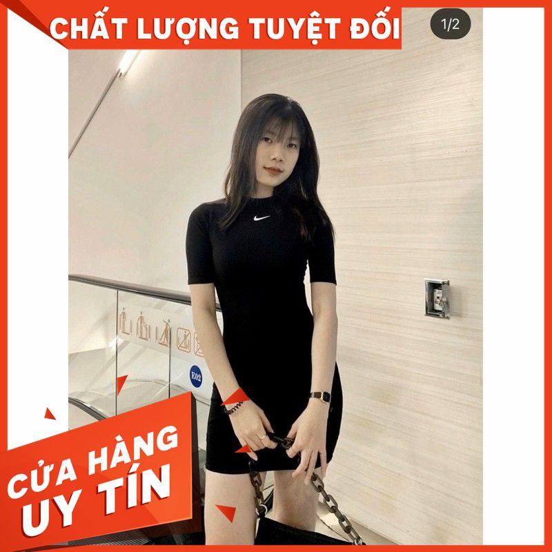 [Freeship đơn từ 0đ] Đầm thun body basic tay ngắn