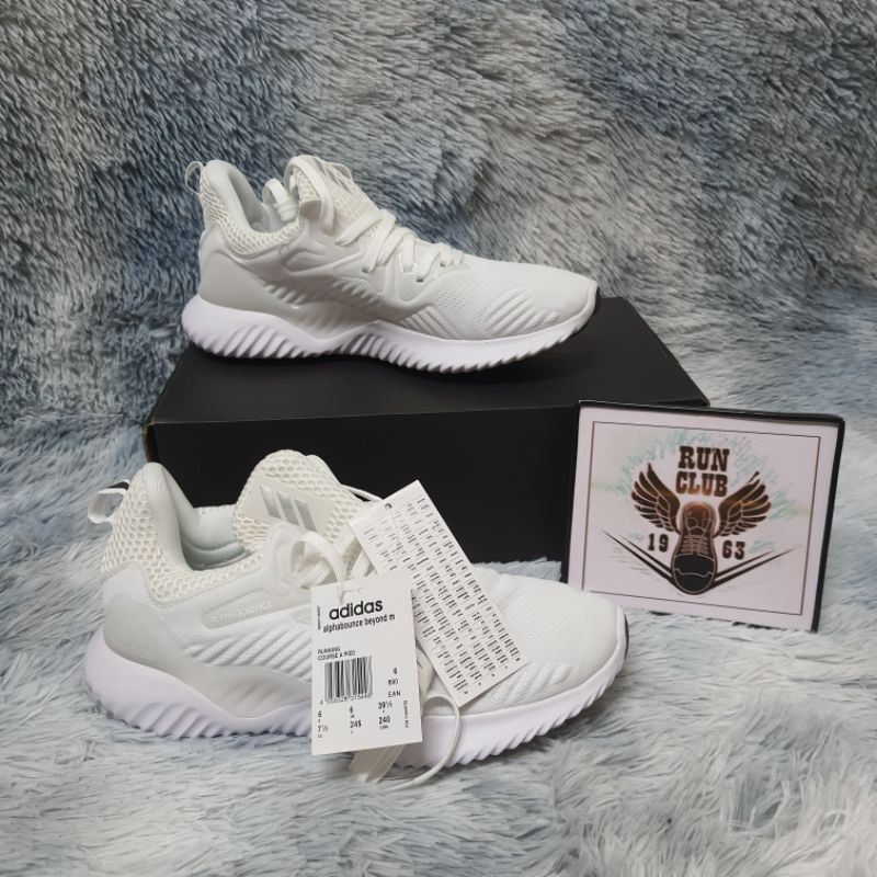 [Ảnh thật] giầy thể thao Alphabounce beyond trắng thời trang nam nữ x ! ! : " .